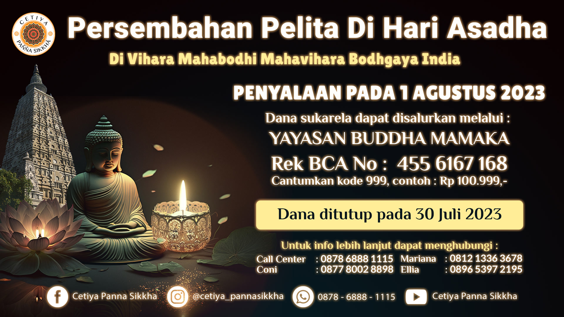 Persembahan Pelita Asadha CPS 2023