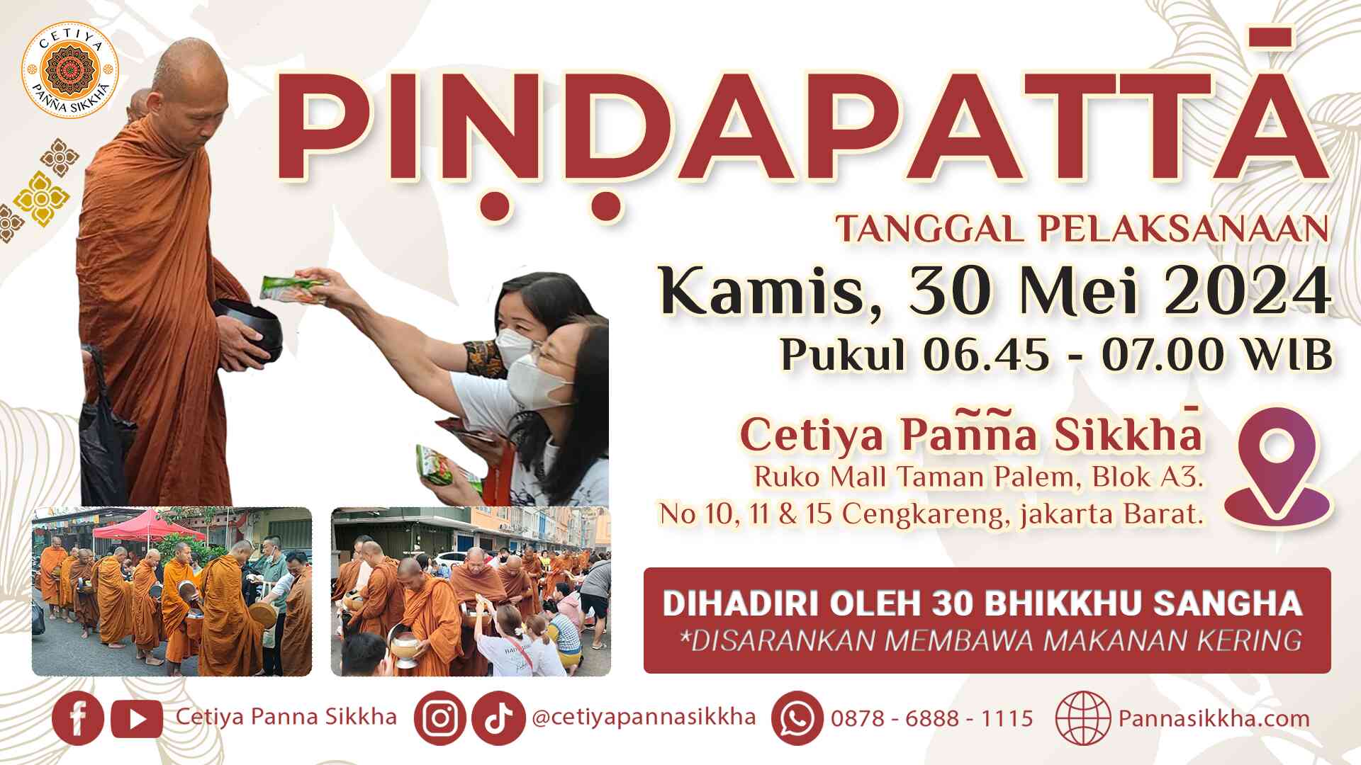 Pindapatta CPS 30 Mei 2024